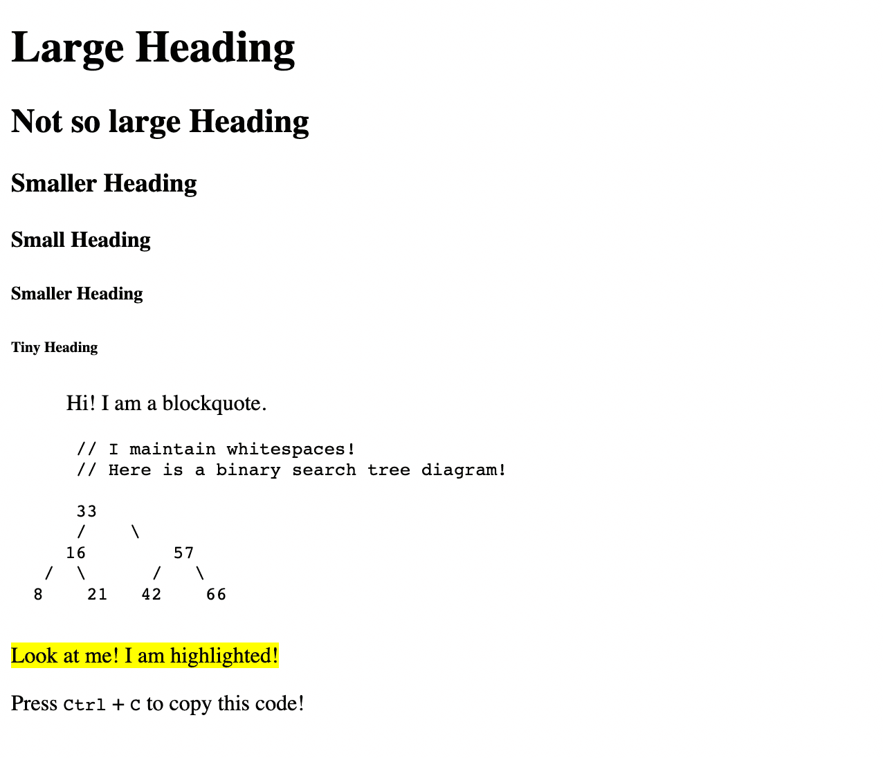 text-formatting-example